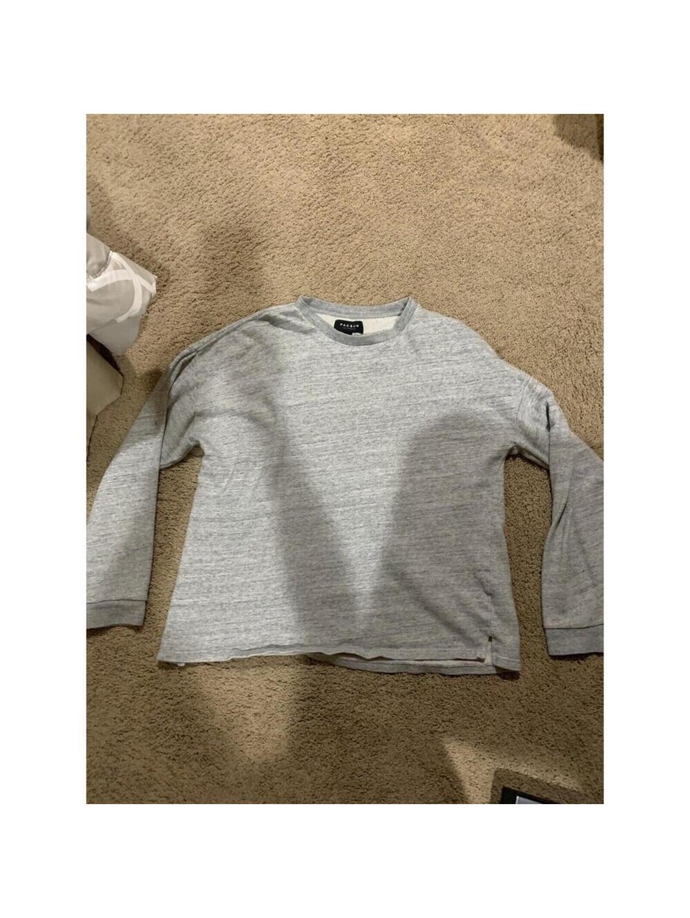 Junior's PACSUN gray sweatshirt L LARGE unisex